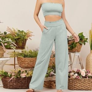 Tube Top & Pants Set